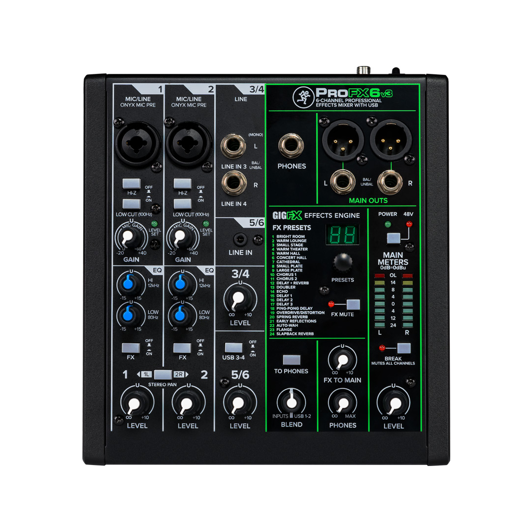 Mackie ProFX6v3 Audio Mixer